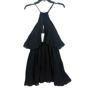 PETAL & PUP NWT high neck sleeveless Magnolia Pleated Shorts Romper US L 12 14